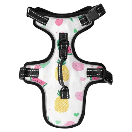 Pet Vest For Walking With Handle Adjustable Reflective Dog Cat Harness Colorful Summer