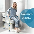 thumbnail image 4 of Gymax Toilet Safety Rail Safety Frame for Toilet w/ Fixed Strap for Elderly & Handicap, 4 of 9