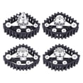 thumbnail image 2 of HILABEE 4Pcs 1/24 RC Crawler Snow Track Wheel Tires Attachment Replacement for SCX24 Silver, 2 of 6