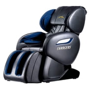 BestMassage NFL Los Angeles Chargers Electric Full Body Shiatsu Massage Chair Foot Roller Zero Gravity with Heat