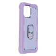 thumbnail image 4 of Fundas de armadura a prueba de rayones con soporte para teléfonos móviles iPhone 13 Pro Max Funda protectora de armadura (morado morado), 4 of 10