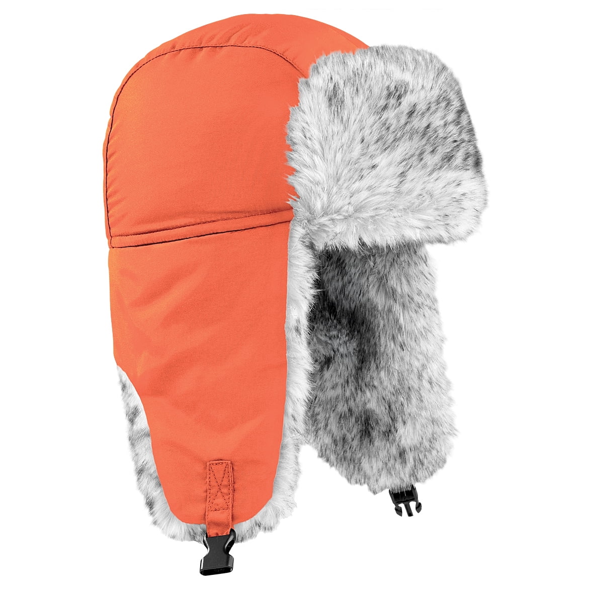 orange trapper hat