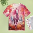 thumbnail image 5 of Cool Horse T Shirts Basic T-Shirt Short Sleeve Ladies Tee Shirt Summer Graphic Clothing, 5 of 5