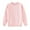 Pink, variant on Long Sleeve Crew Neck Pullover Sweater for Boys and Girls Unisex Solid Knitwear Soft Casual Basic Top for Kids