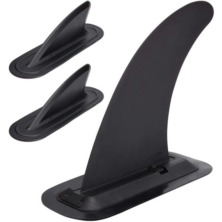 Sup Board Rudder TOBWOLF Surfing Watershed Fin, Detachable PVC Center Fin with Base ...