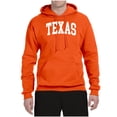 thumbnail image 2 of Wild Bobby State of Texas College Style Unisex Hoodie Sweatshirt, 2 of 6