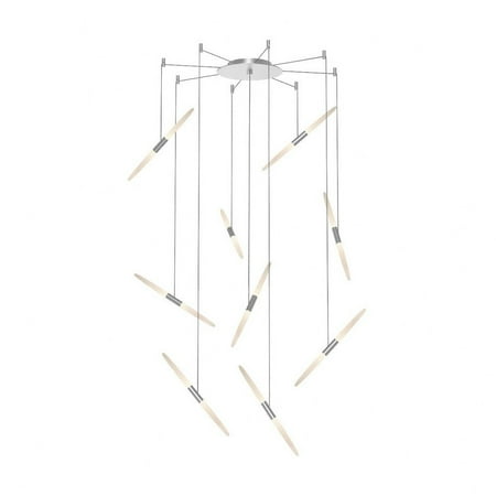 

Ballet - 9 LED Swag Pendant In Modern Style-Bright Satin Aluminum