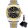 thumbnail image 3 of POEDAGAR Luxury Sport Quartz Wrist Watch For Man Waterproof Luminous Date Male Watches Stainless Steel, 3 of 6