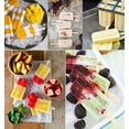 thumbnail image 2 of Moldes para paletas, 10 cavidades Moldes para paletas caseras de silicona con 50 palitos de paleta, 50 bolsas para paletas, embudo de silicona (10 cavidades) Ormromra LRWJ870, 2 of 7