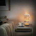 thumbnail image 5 of Yayeee Table Lamp for Bedroom Nightstand LED Portable Bedside Warm Light, Green Nordic Christmas House, 5 of 7