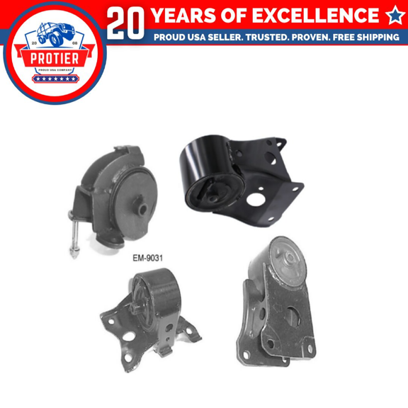 Motor & Trans Mount Set 4PCS Compatible for 95-03 Maxima / I30 3.0L / 3.5L Compatible for Auto Trans
