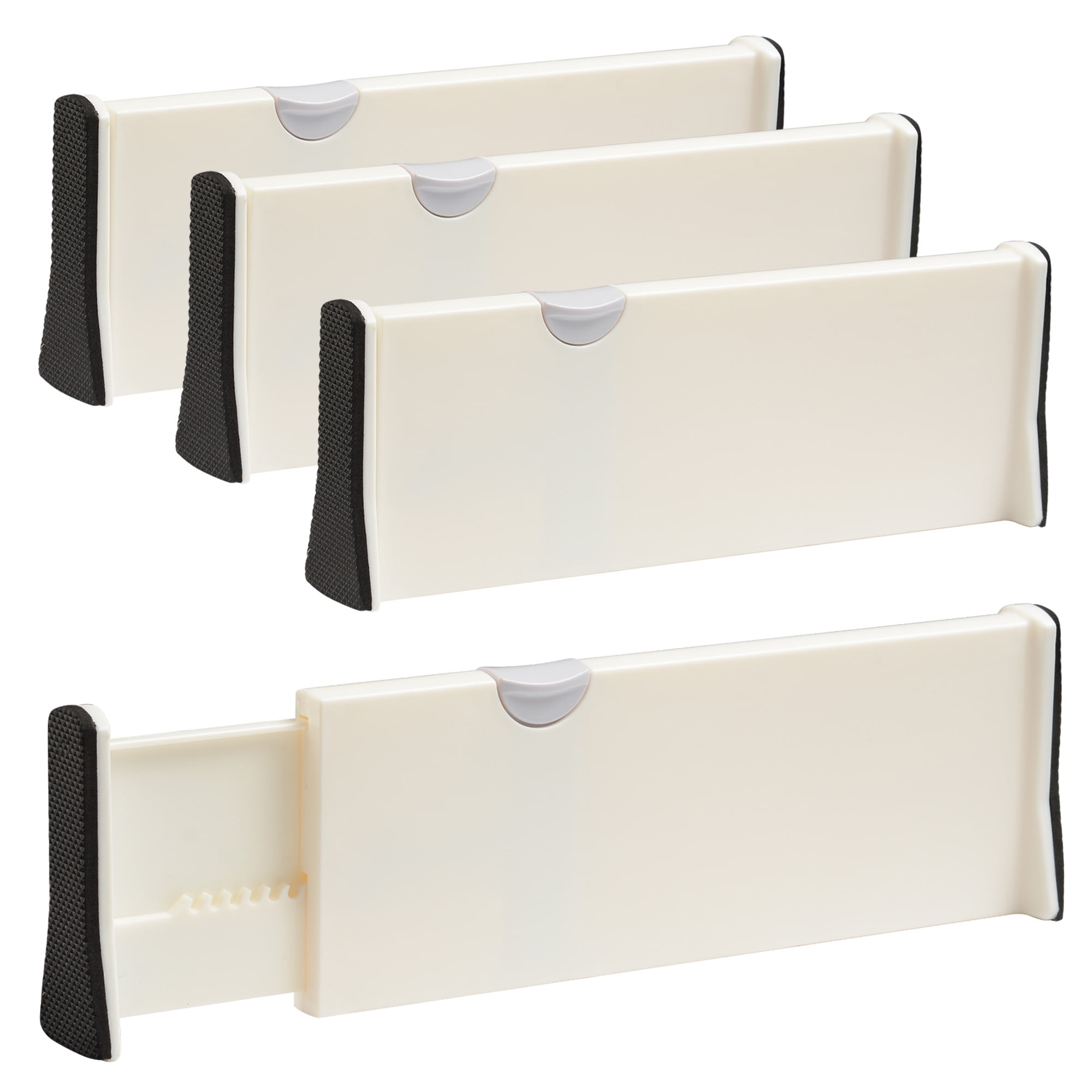 4 Packs Adjustable Drawer Dividers Division Board Expandable