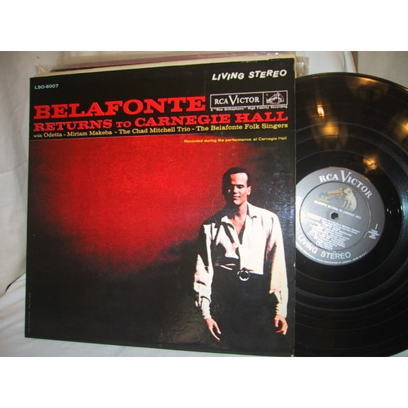 Harry Belafonte-Returns to Carnegie Hall 1960 Original 2LP STEREO R.I.P.
