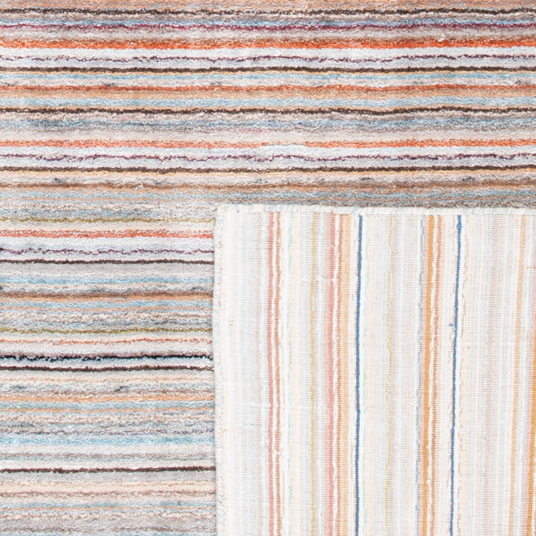 Safavieh Hand-Loom Viscose Yazmin Striped Area Rug, Assorted, 8' x 10'