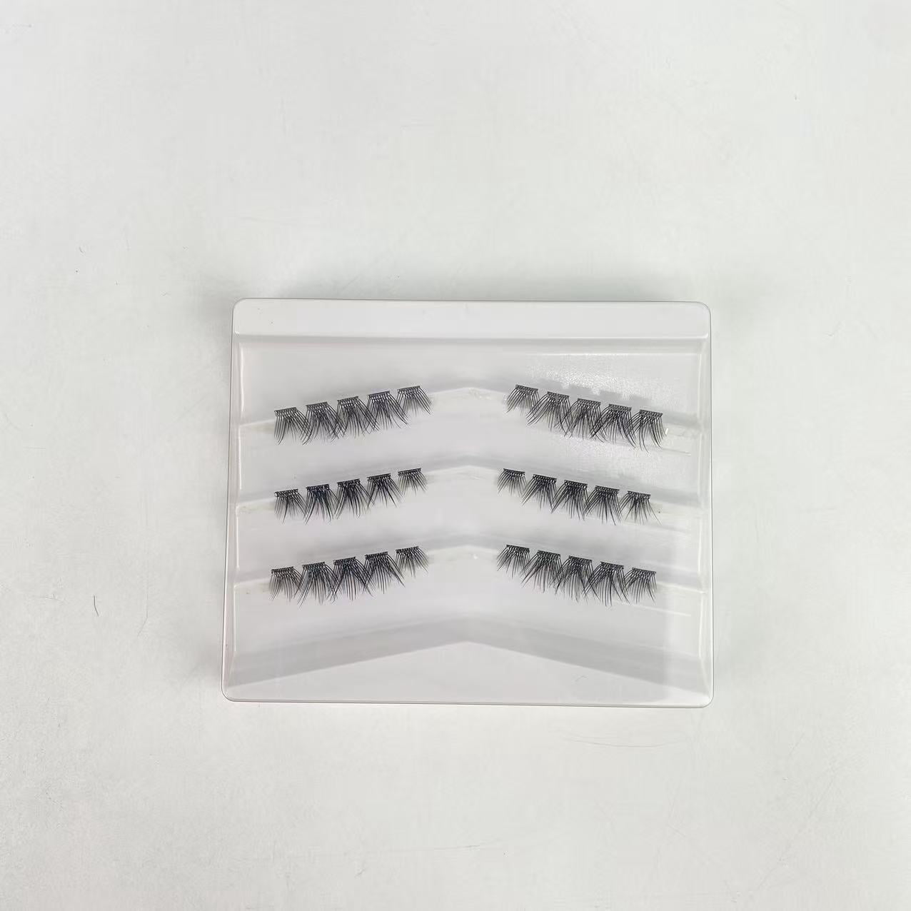 Htsoprs False eyelashes,Eyelash Extension Lengthening Wisps - Featherlight Synthetic Reusable Artificial Eyelashes Multipack of Mini Lash Clusters for that Authentic Eyelash Extension Look