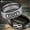 Black, variant on Double Infinity Tungsten Carbide Ring