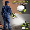 thumbnail image 3 of Pulverizador de pintura TAIRDA automático HVLP inalámbrico con LED de 18 V Ryobi, 3 of 9