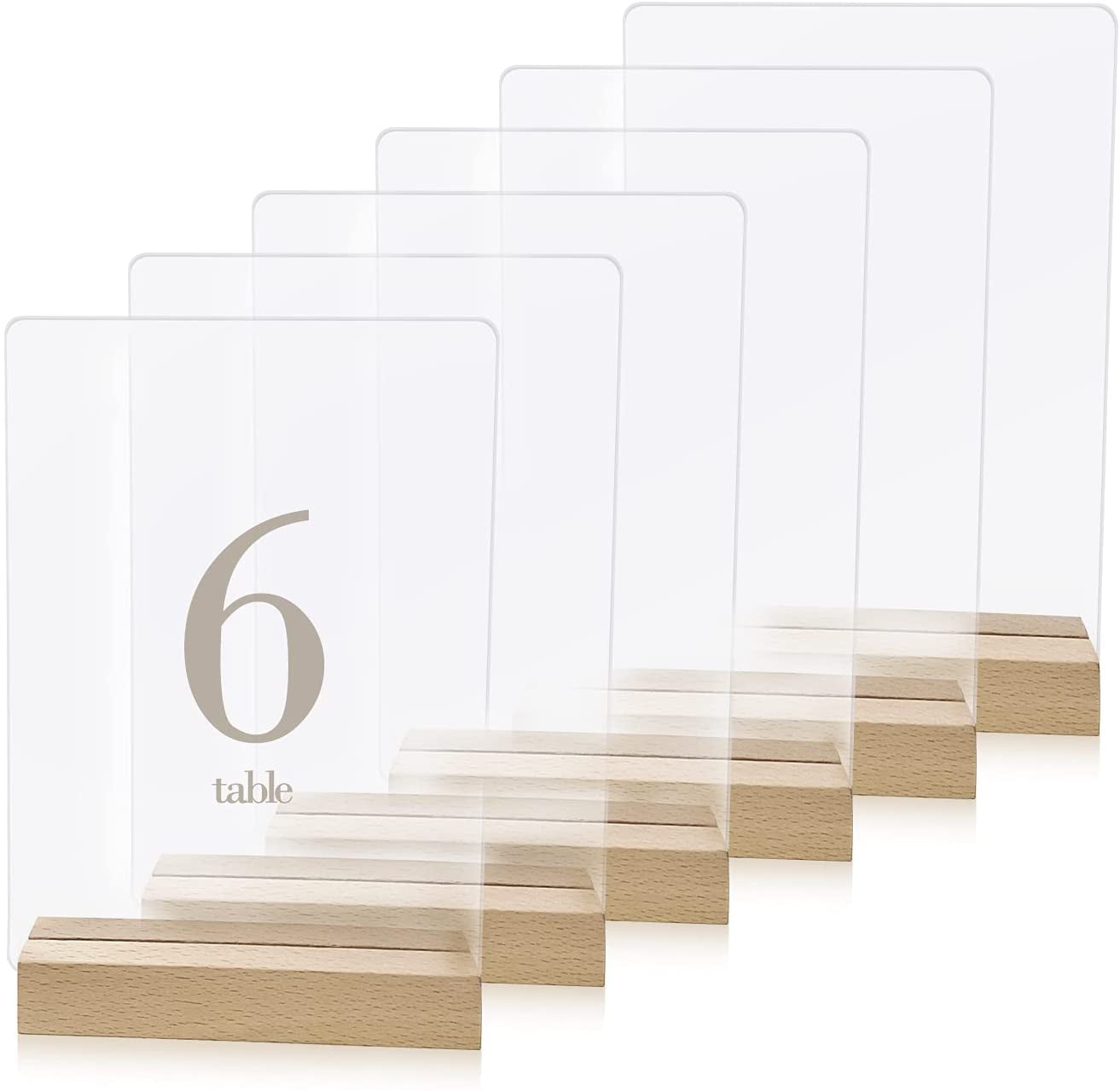 Table Numbers Celebration Numbers Birthday Decor Wooden Numbers Signs 
