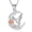 S/Rose, variant on Hummingbird Rose Moon Urn Pendant Cremation Jewelry for Ashes Keepsake Memory Necklace Memorial Jewelry