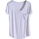 thumbnail image 2 of NP Camiseta de Manga Corta con Cuello en V Suelta para Mujer Grande Verano, 2 of 4