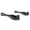A001- Black, variant on Black Remover Set, Removal Tool, Remover, Pet First Aid Kit for Dogs, 2-Pack Light Weight Curved Black Plastic Extractors That Safely Lift Full Ticks Out Intact Without Squeezing