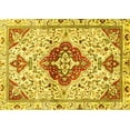 thumbnail image 1 of Ahgly Company Indoor Rectangle Persian Yellow Traditional Area Rugs, 7' x 9', 1 of 4