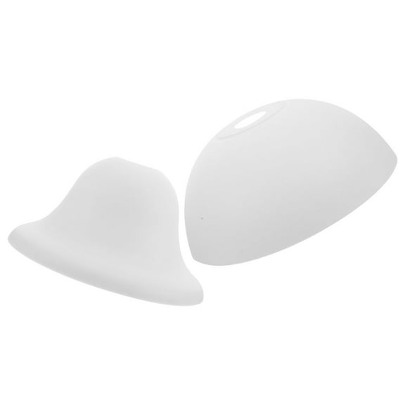 MEIBUTYUP Dome Design Plastic Lamp Shade White Pe for Indoor Lighting 2Pcs