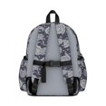 thumbnail image 3 of Paisley and Damask Blue Pattern Cute School Backpack with Padded Back and Adjustable Shoulder Straps 13.4"x11"x4.7", 3 of 5