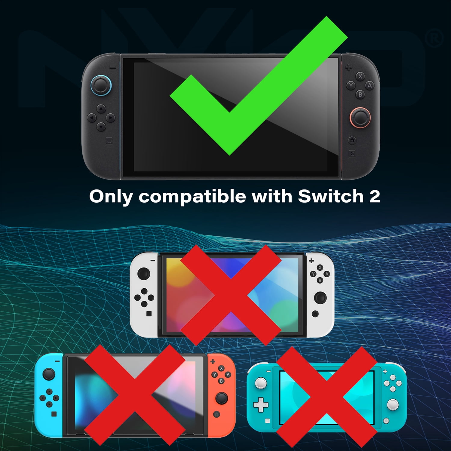 Nyko Thin Case for Nintendo Switch 2, Black, 87413