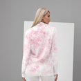 thumbnail image 5 of Cute Sweatshirts For Women Mock Neck Long Sleeve Basic Cute Fall Shirts Dressy Casual Lightweight Work Blouse Undershirt Daily Casual Top Purple Pink XL, 5 of 5