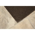 thumbnail image 2 of Garland Rug Queen Cotton 24 in. x 40 in. Washable Bath Rug Chocolate, 2 of 5