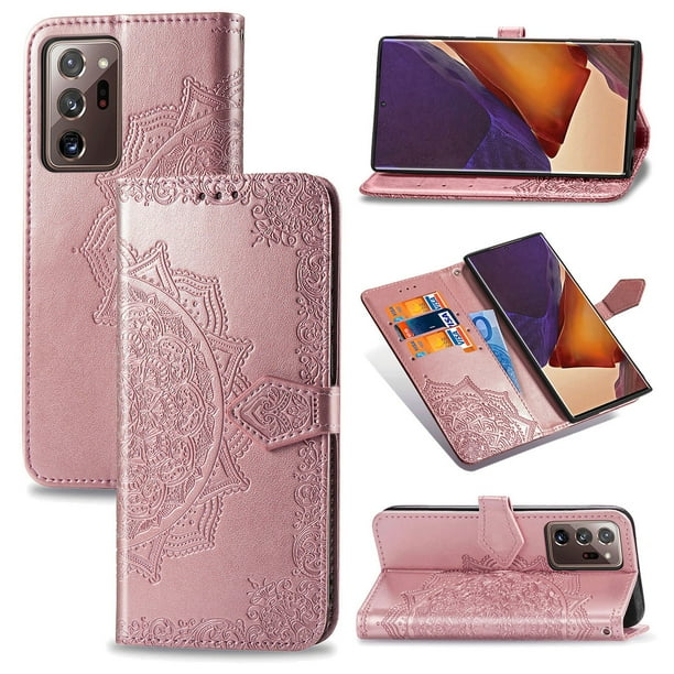 Samsung Galaxy Note20 Ultra Case, Dteck ShockProof Premium PU leather