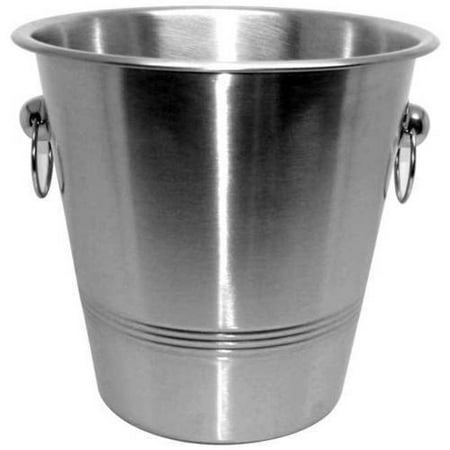 Home Basics Stainless Steel Ice Bucket (Best Ice Bucket Reviews)