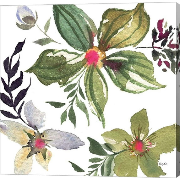 Hellebore Ya Doing IV by Kristy Rice, Canvas Wall Art, 24W x 24H