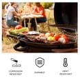 thumbnail image 4 of EeaseMX Pinzas de barbacoa al aire libre Pinzas de carne de acero inoxidable de acero inoxidable Tinzas de barbacoa Turners, 4 of 7