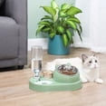 thumbnail image 2 of Cuenco para gatos, bebedero para gatos, cuenco doble para perros, cuenco automático para mascotas, comedero para perros, cuenco para gatos, suministros para gatos, dispensador de agua, 2 of 5