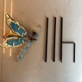 thumbnail image 2 of Adornos Césped Metal La Estaca Jardín 2 Piezas Libélulas Dragón para Macetas, 2 of 9
