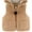 Khaki, variant on QUYUON Baby Girl Winter Coat Clearance Long Sleeve Quilted Jacket Toddler Baby Girls Plush Cute Rabbit Ears Keep Warm Sleeveless Hoodie Vest Coat Coffee 2T-3T