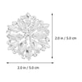 thumbnail image 2 of Miangastore 2 Pcs Rhinestone Shoe Buckle Shoe Clip Creative Flower Shape Shoe-buckle, 2 of 8