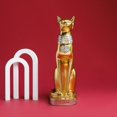 thumbnail image 4 of egipcio Bastet Cat Estatua Estatuilla Acabado en oro Adorno Escultura Gato Faraón para hombre Estante Decoración Decoración para 20x13x38cm Baoblaze Estatua del gato Bastet, 4 of 8