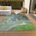 thumbnail image 6 of Addison Rugs Chantille Indoor/Outdoor Contemporary Abstract Green Washable Rectangle Rug, 10' x 14', 6 of 6