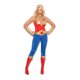 thumbnail image 1 of Superhéroe - Disfraz de 5 piezas - Rojo / Azul - Talla M Elegant Moments 9964-M, 1 of 2