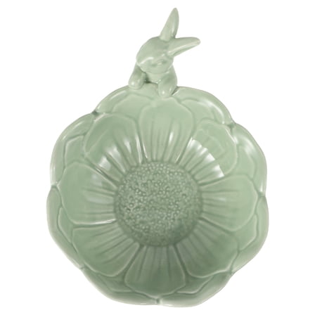 Zehuanyu  Easter Bunny Bowl Tray Fruit Desktop Universal Kit Light Green