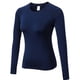 thumbnail image 1 of Guardurnaity Camiseta con cuello redondo, ropa interior térmica básica, camisetas cálidas de manga larga, camiseta transpirable, ropa térmica Prendas para la parte del cuerpo Azul oscuro S, 1 of 6