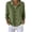 Army Green, variant on Women's Solid Color Sweater Blazer Notched Lapel Button Down Outwear for Autumn