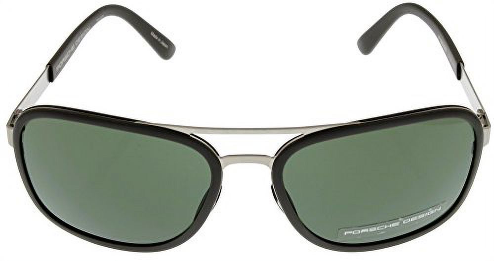 Porsche Design Sunglasses Aviator Titanium Grey Silver Unisex P8553 D Size: Lens/ Bridge/ Temple: 59-17-130 - image 2 of 4