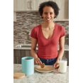 thumbnail image 6 of Home Basics Wave Medium Ceramic Canister, Turquoise, 6 of 7