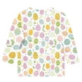 thumbnail image 4 of Favoffer Easter Girls Bow/Flower Graphic Fashion Tee 3/4 Sleeve Cute Round Neck Regular Fit Top for Easter Egg Hunt, Casual Play, Spring Photo Gift 3-13Y, 4 of 5