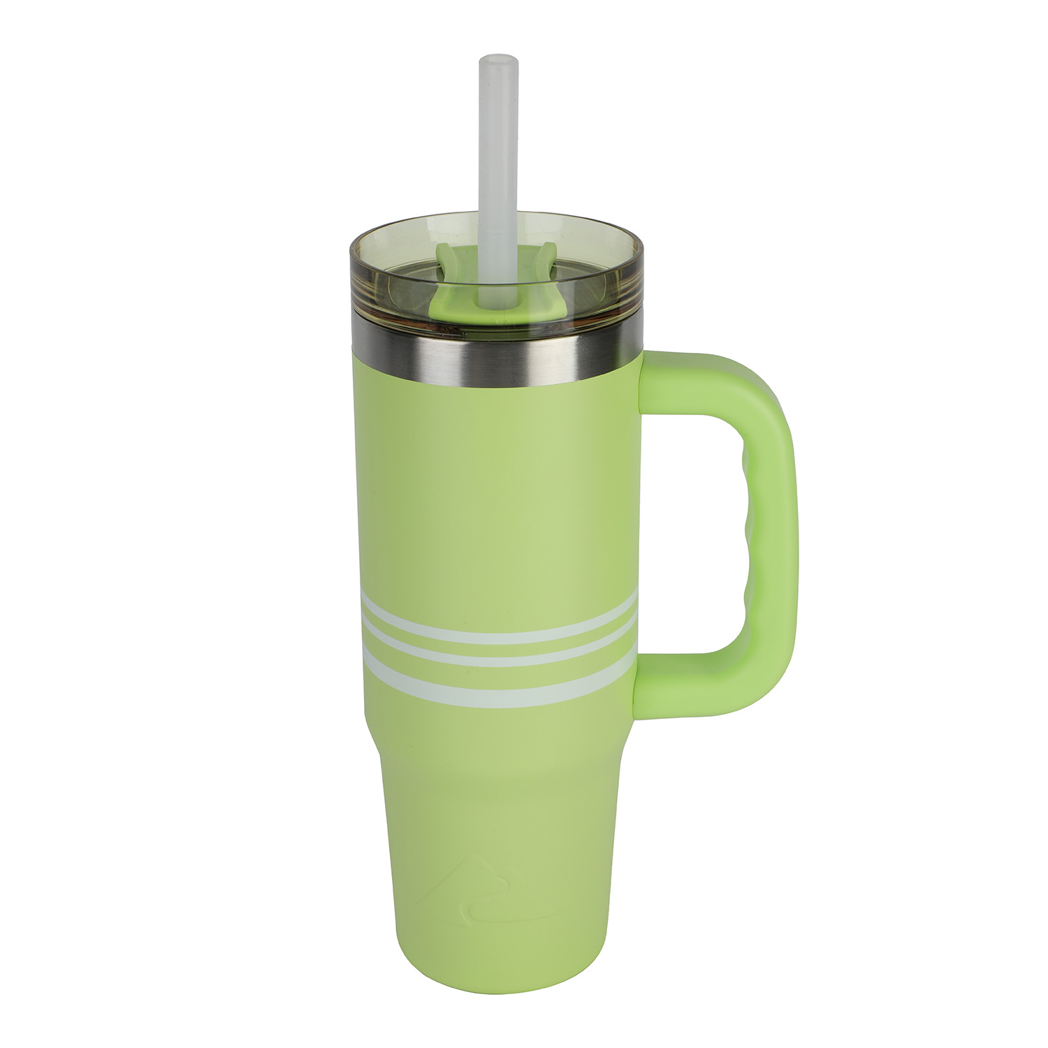 Vaso Térmico de Acero Inoxidable de 30 oz con Asa Ozark Trail, Rayas Lima Sónica 7