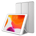 thumbnail image 1 of iPad 9.7 Case 2018 iPad 6th Generation Case/2017 iPad 5th Generation Case,Lightweight Smart Cover with Soft TPU Back Case for iPad 9.7 2018/2017 Auto Sleep/Wake Silver, 1 of 8
